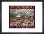 'Going North? St Pancras', MR poster, 1910. art print small black Art Print - Science Museum Shop