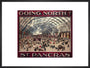 'Going North? St Pancras', MR poster, 1910. art print large black Art Print - Science Museum Shop