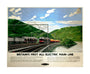 'Britain's First All-Electric Main Line', BR poster, 1955. unstretched canvas large none Art Print - Science Museum Shop