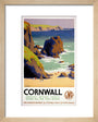 'Cornwall', GWR poster, 1938. art print extra small natural Art Print - Science Museum Shop