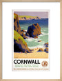 'Cornwall', GWR poster, 1938. art print medium natural Art Print - Science Museum Shop