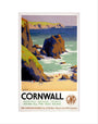 'Cornwall', GWR poster, 1938. art print extra small none Art Print - Science Museum Shop