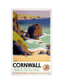 'Cornwall', GWR poster, 1938. art print medium none Art Print - Science Museum Shop