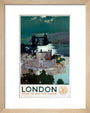 'London', GWR poster, 1938. art print extra small natural Art Print - Science Museum Shop