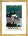 'London', GWR poster, 1938. art print small gold Art Print - Science Museum Shop