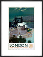 'London', GWR poster, 1938. art print medium black Art Print - Science Museum Shop