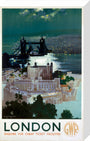 'London', GWR poster, 1938. stretched canvas medium none Art Print - Science Museum Shop