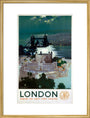 'London', GWR poster, 1938. art print large gold Art Print - Science Museum Shop