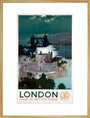 'London', GWR poster, 1938. art print extra large gold Art Print - Science Museum Shop