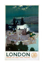 'London', GWR poster, 1938. unstretched canvas large none Art Print - Science Museum Shop