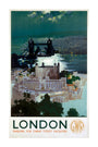 'London', GWR poster, 1938. unstretched canvas extra large none Art Print - Science Museum Shop