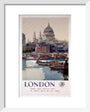 'London', GWR poster, 1923-1947. art print extra small white Art Print - Science Museum Shop