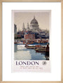 'London', GWR poster, 1923-1947. art print medium natural Art Print - Science Museum Shop