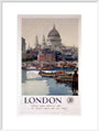 'London', GWR poster, 1923-1947. art print extra large white Art Print - Science Museum Shop