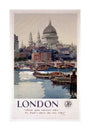 'London', GWR poster, 1923-1947. unstretched canvas large none Art Print - Science Museum Shop