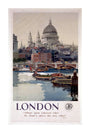 'London', GWR poster, 1923-1947. unstretched canvas extra large none Art Print - Science Museum Shop