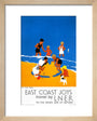 'East Coast Joys - No 3', LNER poster, 1932. art print extra small natural Art Print - Science Museum Shop