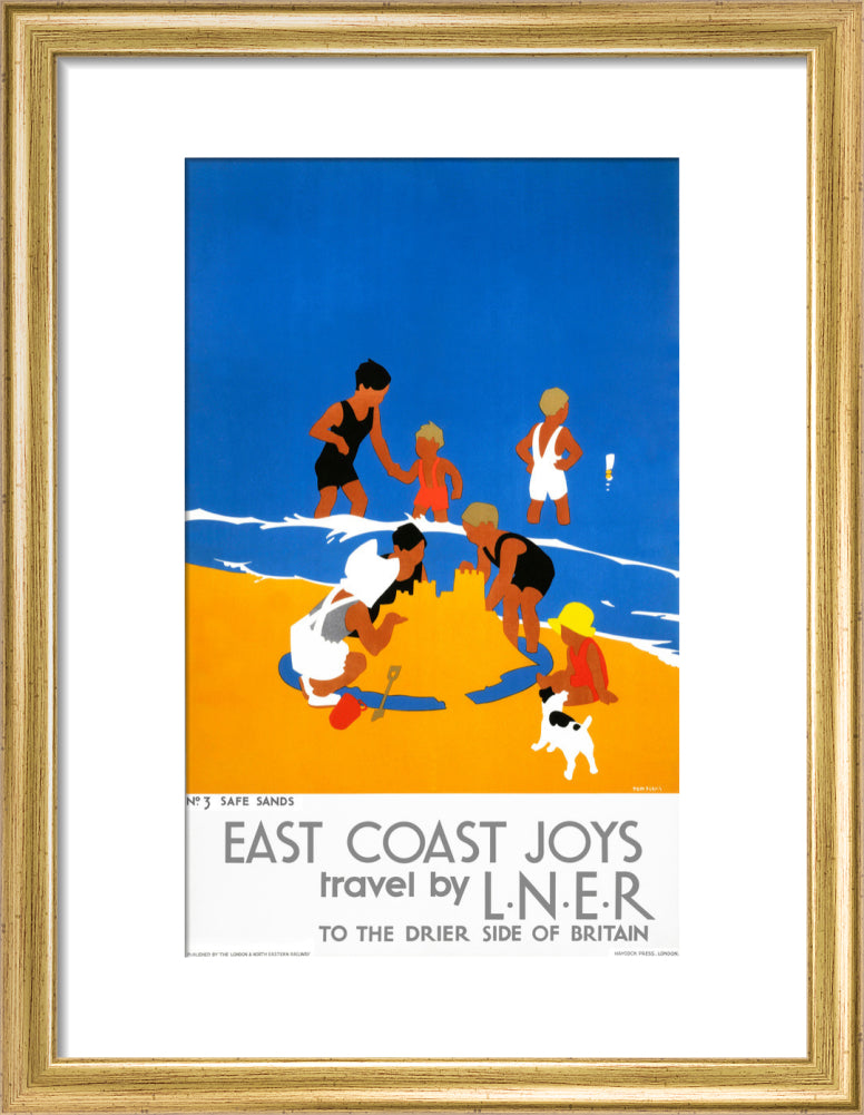 East Coast Joys - No 3', LNER poster, 1932. | Science Museum Shop