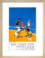 'East Coast Joys - No 3', LNER poster, 1932. art print small natural Art Print - Science Museum Shop