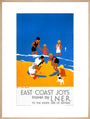 'East Coast Joys - No 3', LNER poster, 1932. art print extra large natural Art Print - Science Museum Shop