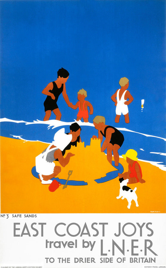 'East Coast Joys - No 3', LNER poster, 1932. Art Print - Science Museum Shop
