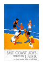 'East Coast Joys - No 3', LNER poster, 1932. unstretched canvas extra large none Art Print - Science Museum Shop