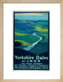 'Yorkshire Dales', LNER poster, 1923-1947. art print small natural Art Print - Science Museum Shop