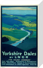 'Yorkshire Dales', LNER poster, 1923-1947. stretched canvas small none Art Print - Science Museum Shop