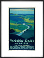 'Yorkshire Dales', LNER poster, 1923-1947. art print medium black Art Print - Science Museum Shop