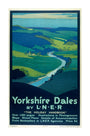 'Yorkshire Dales', LNER poster, 1923-1947. unstretched canvas extra large none Art Print - Science Museum Shop