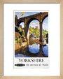 'Knaresborough, Yorkshire', BR poster, 1954. art print extra small natural Art Print - Science Museum Shop