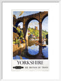 'Knaresborough, Yorkshire', BR poster, 1954. art print medium white Art Print - Science Museum Shop