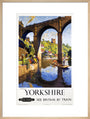 'Knaresborough, Yorkshire', BR poster, 1954. art print large natural Art Print - Science Museum Shop