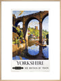 'Knaresborough, Yorkshire', BR poster, 1954. art print extra large natural Art Print - Science Museum Shop