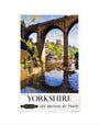 'Knaresborough, Yorkshire', BR poster, 1954. art print extra small none Art Print - Science Museum Shop