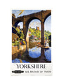 'Knaresborough, Yorkshire', BR poster, 1954. art print extra large none Art Print - Science Museum Shop