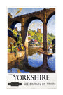 'Knaresborough, Yorkshire', BR poster, 1954. unstretched canvas extra large none Art Print - Science Museum Shop