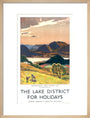 The Lake District for Holidays - Derwentwater art print medium natural Art Print - Science Museum Shop