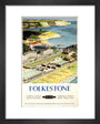 BR(SR) poster. Folkestone by Ronald Lampitt art print extra small black Art Print - Science Museum Shop