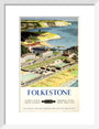 BR(SR) poster. Folkestone by Ronald Lampitt art print small white Art Print - Science Museum Shop