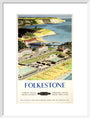 BR(SR) poster. Folkestone by Ronald Lampitt art print medium white Art Print - Science Museum Shop