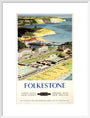 BR(SR) poster. Folkestone by Ronald Lampitt art print large white Art Print - Science Museum Shop