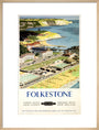 BR(SR) poster. Folkestone by Ronald Lampitt art print large natural Art Print - Science Museum Shop