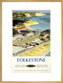 BR(SR) poster. Folkestone by Ronald Lampitt art print extra large gold Art Print - Science Museum Shop