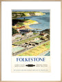 BR(SR) poster. Folkestone by Ronald Lampitt art print extra large natural Art Print - Science Museum Shop