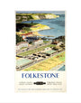 BR(SR) poster. Folkestone by Ronald Lampitt art print extra small none Art Print - Science Museum Shop