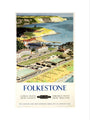 BR(SR) poster. Folkestone by Ronald Lampitt art print large none Art Print - Science Museum Shop