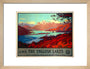 'The English Lakes', LMS poster, 1923-1947. art print small natural Art Print - Science Museum Shop