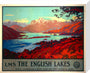 'The English Lakes', LMS poster, 1923-1947. stretched canvas medium none Art Print - Science Museum Shop