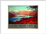 'The English Lakes', LMS poster, 1923-1947. art print extra large white Art Print - Science Museum Shop